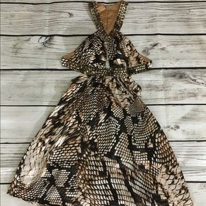Mikayah animal print dress